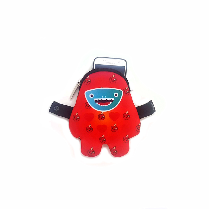 20% OFF -SUPER SALE! Porta llaves/plata Neop. Monstruo Grande Manzana